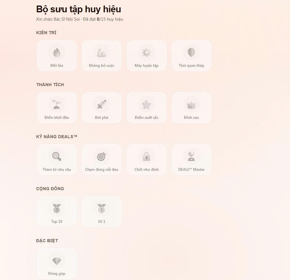 Bộ sưu tập 15 huy hiệu kỹ năng